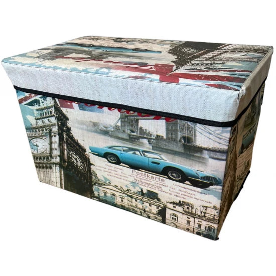 Κουτί Αποθήκευσης -Σκαμπό non woven 50x30x30cm TnS 33-950-2330