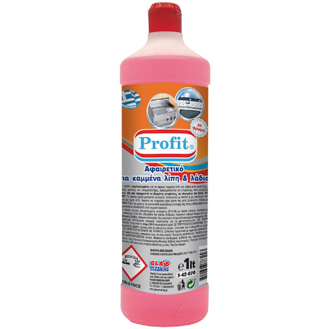 Υγρό Καθαριστικό Για Τα Λίπη G 660 1lt Glass Cleaning - Profit