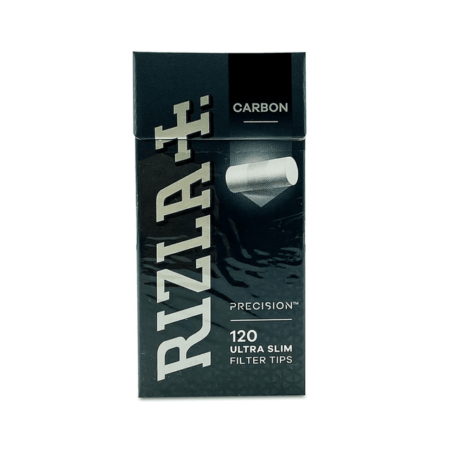 Φιλτράκια Στριφτού Rizla Ultra Slim Smooth 5,7mm με Άνθρακα 1τμχ-(120 φιλτράκια)
