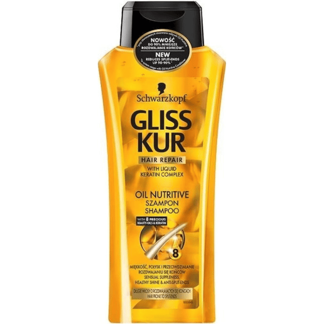 Schwarzkopf Gliss Σαμπουάν 400ml Kur Oil Nutritive για Λάμψη για Όλους τους Τύπους Μαλλιών