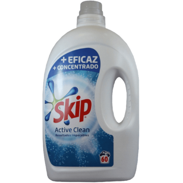 Skip Active Clean 2.700Lt- 60Μεζ. Υγρό Απορρυπαντικό Πλυντηρίου Ρούχων