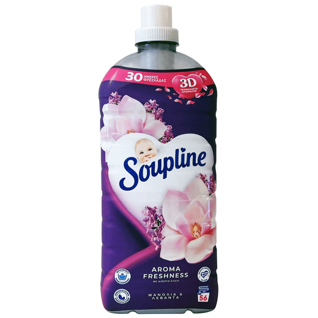 Soupline Μαλακτικό Ρούχων 1250ml-56Μεζ. Συμπ/νο Μανολία & Λεβάντα