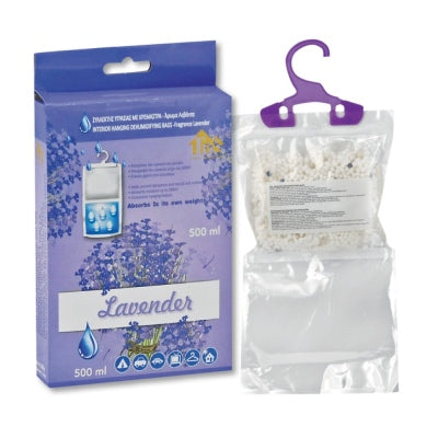 Συλλέκτης Υγρασίας Με Κρεμάστρα Με Άρωμα Λεβάντα 250gr TnS 32-950-0547