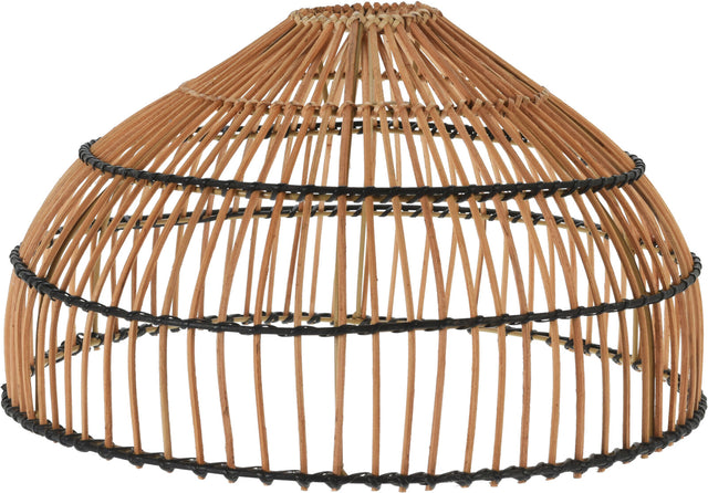 Φωτιστικό Οροφής Κρεμαστό Καπέλο RATTAN Φυσικό Χρώμα D41XH24CM
