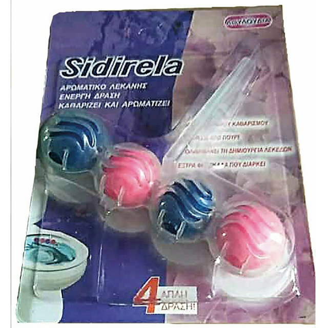 Wc Block Αρωματικό 4 Σε 1 Λουλούδια 56gr Sidirela Ε-3200