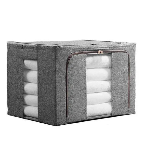 Θήκη Αποθήκευσης Ρούχων Υφασμάτινη με Σταθεροποιητικά Σίδερα 30x60x15cm