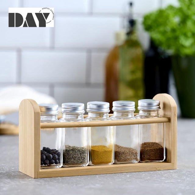 Day Σετ Αποθήκευσης Μπαχαρικών 5/τεμ Bamboo