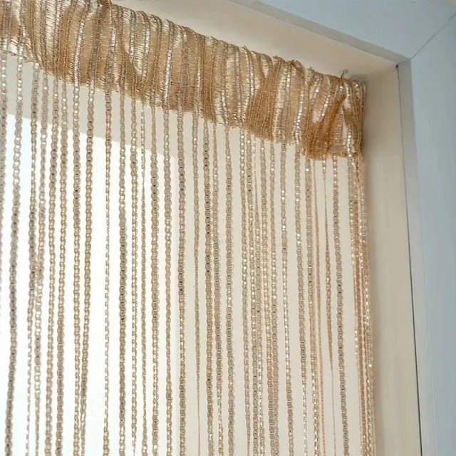 Κουρτίνα String strass χρυσό 100x195cm 39-950-2542