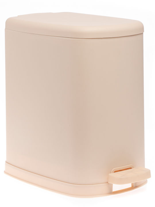 Κάδος Απορριμμάτων Πεντάλ 7Lit Πλαστικός Ορθογώνιο Secret Cyclops