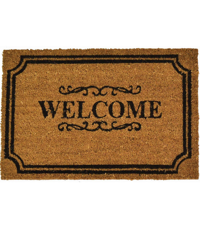 Πατάκι Εισόδου από Κοκοφοίνικα Home 33x60cm E-0528 Sidirela