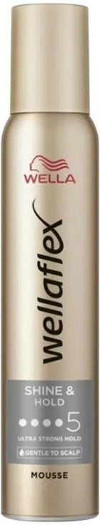 Mousse Wellaflex (Αφρός Μαλλιών) 200ml Shine & Hold Ultra Strong No5