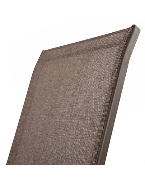 Πολυθρόνα Εξωτερικού Χώρου Μεταλλική Καφέ 53x75x88m