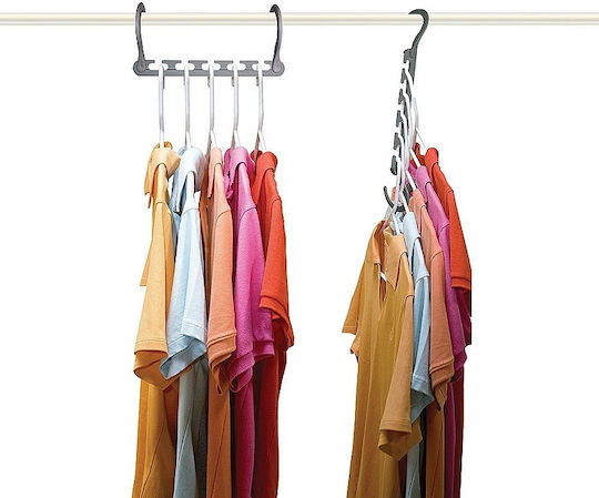 Κρεμάστρα Ντουλάπας Αναδιπλούμενη Εξοικονόμησης Χώρου 8 Θέσεων 07-950-0060 TnS