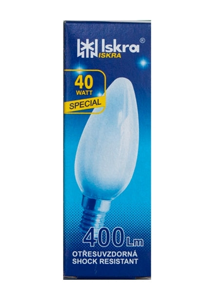 ISCRA ΛΑΜΠΕΣ Ε14 40 WATT ΜΑΤ ΚΕΡΙΑ Ειδικού Τύπου