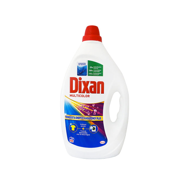 Dixan 48Μεζ 2.16lit Multicolor Υγρό Απορρυπαντικό Πλυντηρίου Ρούχων