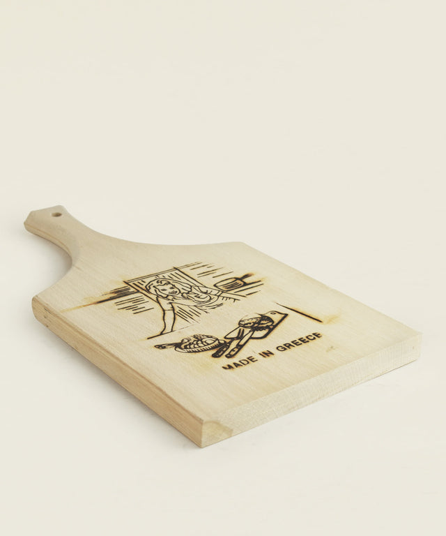 Βάση Κοπής Ξύλινη Ψωμόξυλο 36.5x18cm Λιούτα