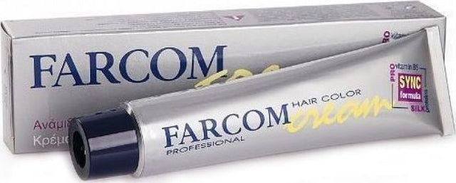 Farcom Hair Color Cream Βαφή Μαλλιών (60ml) Ν=880 Καστανό Χρυσαφί