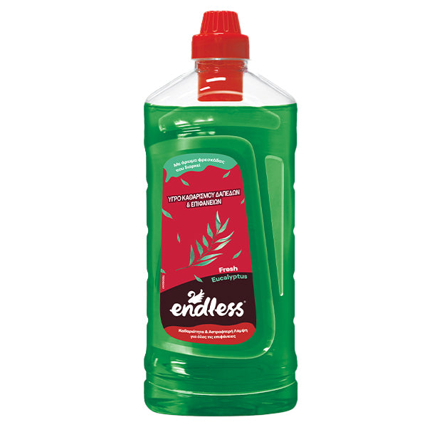 Endless Υγρό Δαπέδων Ultra 1000ml με Άρωμα Ευκάλυπτος