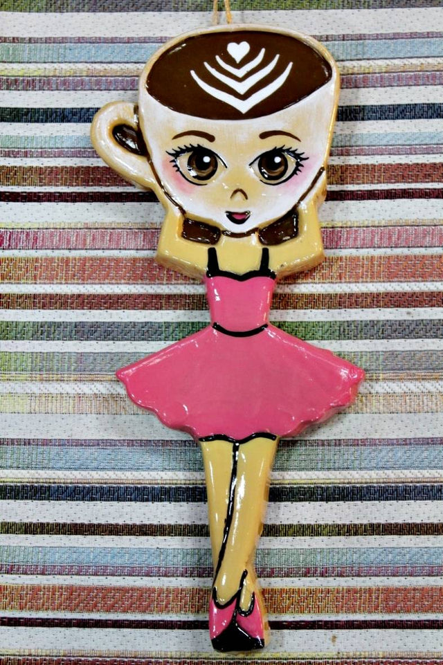 Λαμπάδα Πασχαλινή (Gerakis) Brainrot Μπαλαρίνα Καπουτσινα Πλακέτα 23,5 x 9,2cm