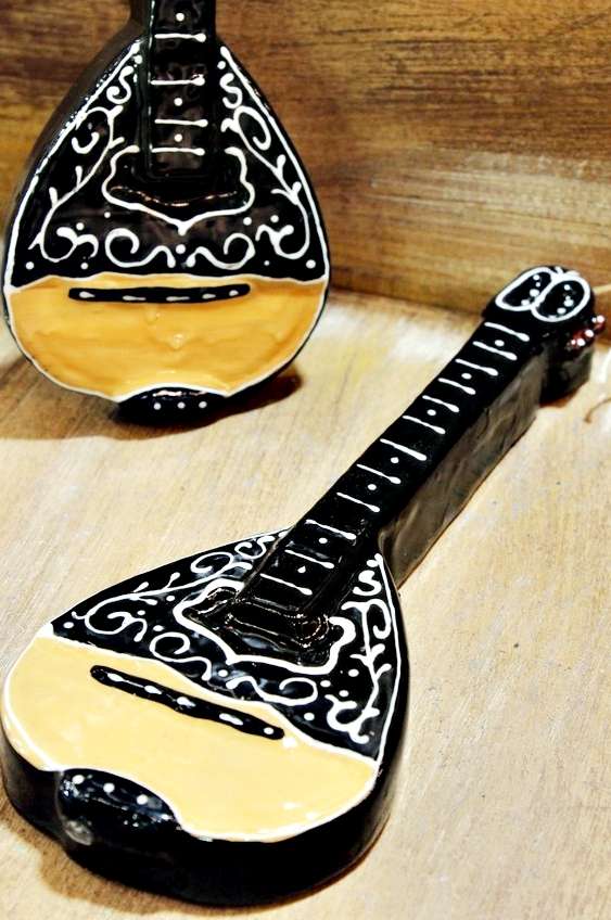 Λαμπάδα Πασχαλινή (Gerakis) Μπουζούκι XL 24x9x2cm