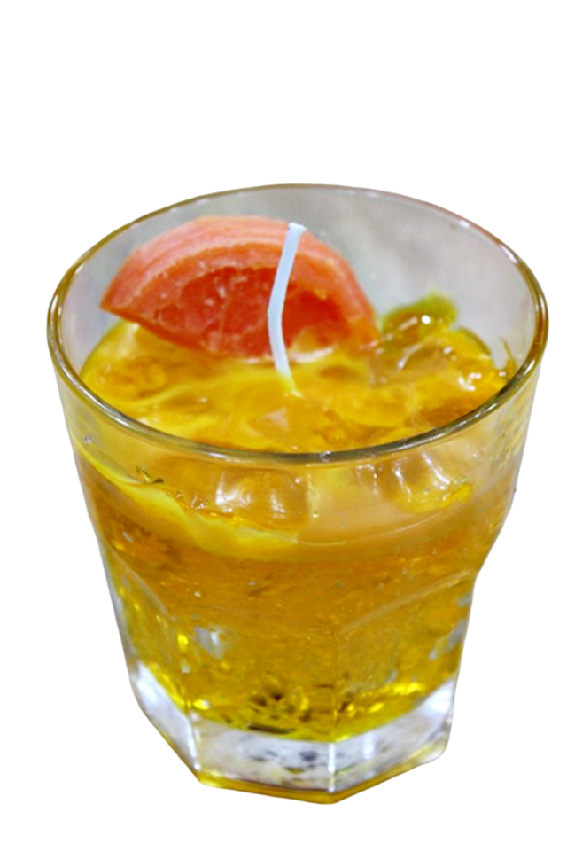 Λαμπάδα Πασχαλινή (Gerakis) Vodka Πορτοκάλι 8,3 x 8,6cm (άρωμα πορτοκάλι)