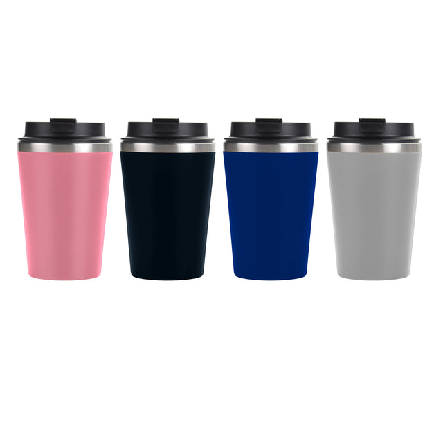 Θερμός Ποτήρι Ανοξείδωτο 350ml 4 ΧΡΩΜΑΤΑ TnS 03-950-4345