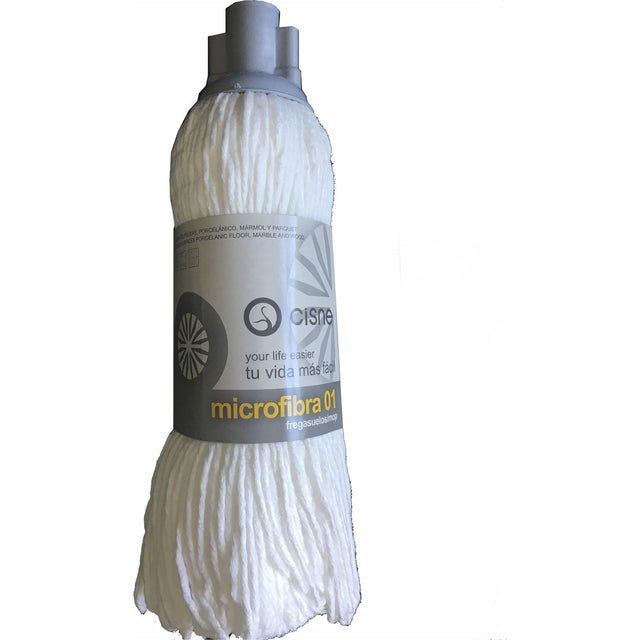 Σφουγγαρίστρα με Μικροίνες Microfibra Cisne Λευκό 180gr