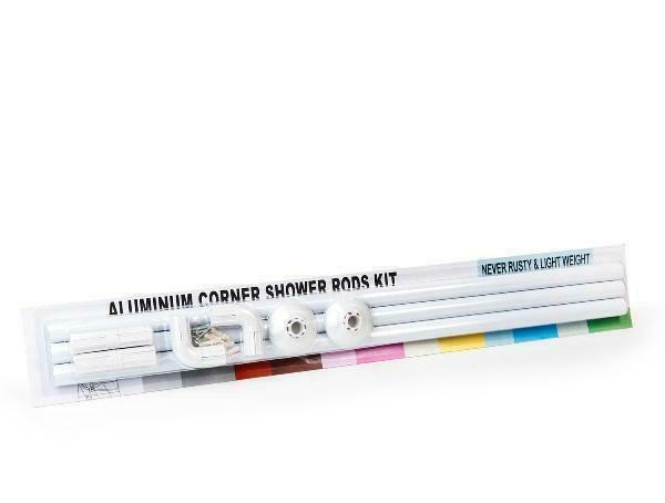 Σωλήνας Κουρτίνας Μπάνιου Λευκό Χρώμα 170x80cm E-0273 Sidirela