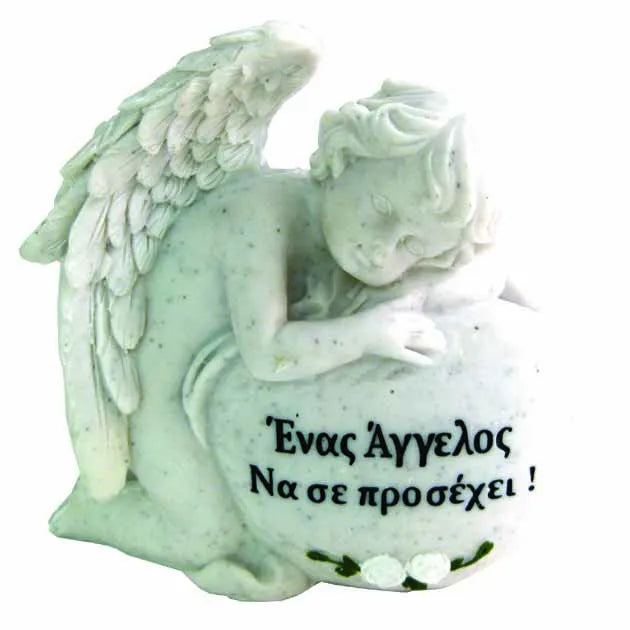 Πολυεστερικό Μνημείο Άγγελος 13x6x13cm Marhome