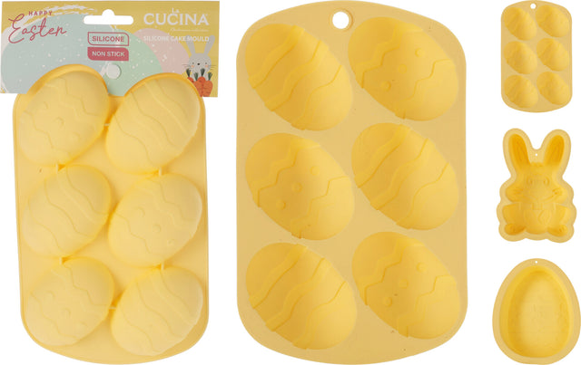 Πασχαλινή Φόρμα Σιλικόνης για Cupcake σε 3 Σχέδια