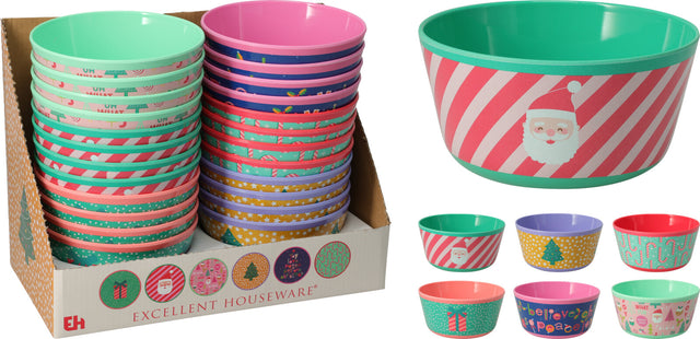 Μπώλ Χριστουγεννιάτικο Σχέδιο Μελαμίνης 750ml