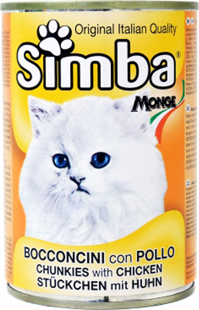 Κονσέρβα 415gr Simba Γατοτροφή Κοτόπουλο