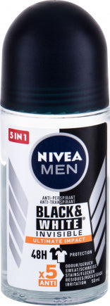 Nivea Roll-On 50ml Αποσμητικά σώματος Men Black & White Ultimate Impact 72h