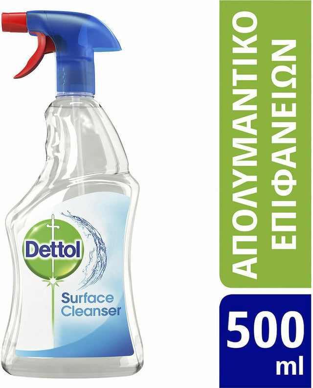 Dettol 500ml Surface Cleanser Καθαριστικό Spray Γενικής Χρήσης με Απολυμαντική Δράση