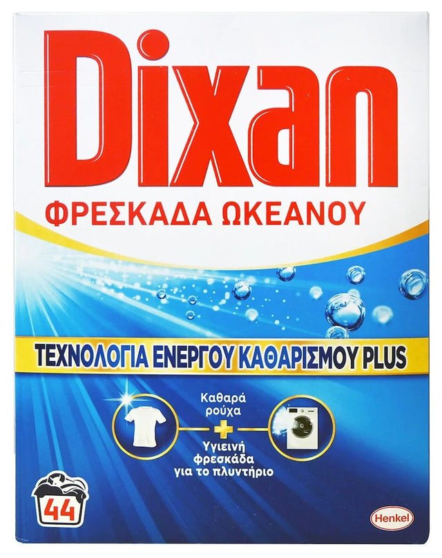 Dixan (44Μεζ/2.200Kg) Απορρυπαντικό Σκόνη Πλυντηρίου