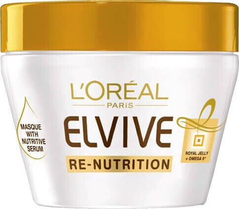 L'OREAL Elvive Μάσκα Μαλλιών 300ml Re-nutrition για Επανόρθωση