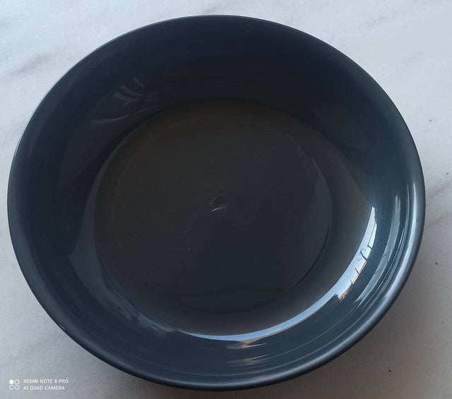 Πιάτο Πλαστικό Βαθύ Ανθρακί 20cm Cyclops