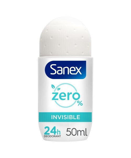 Sanex Roll On 50ml Αποσμητικά σώματος Zero 0% Invisible 48h Deo Protection