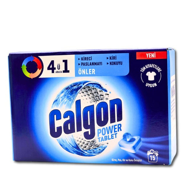 Calgon 15 Ταμπλέτες Αποσκληρυντικό Νερού Powerball Πλυντηρίου Ρούχων