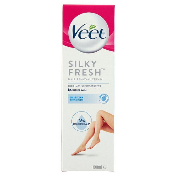 Veet Silk & Fresh Αποτριχωτική Κρέμα Για Ξηρό Δέρμα (100ml)