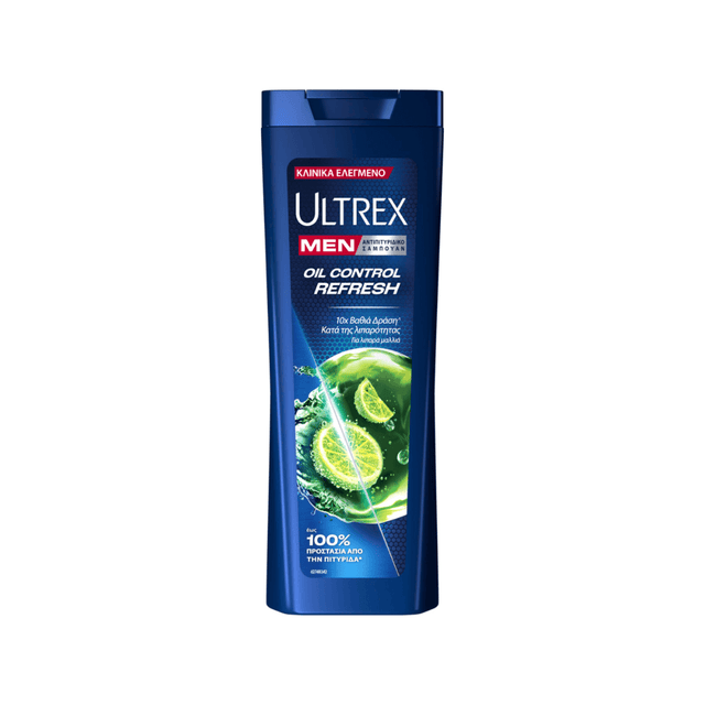 Ultrex Σαμπουάν 360ml Oil Control Refresh Αντιπιτυριδικό για Λιπαρά Μαλλιά