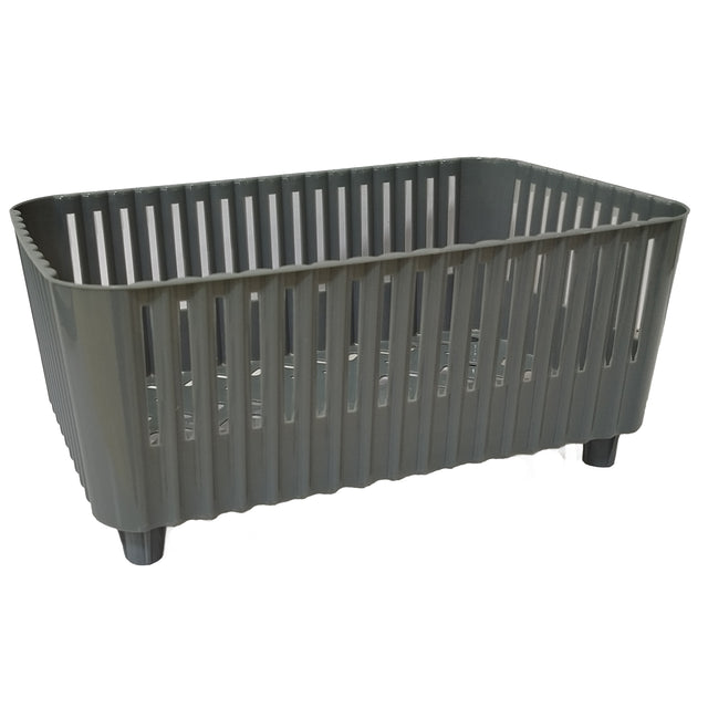 Καλάθι Αποθήκευσης Πλαστικό Γκρι 19x30cm TnS 32-800-2073