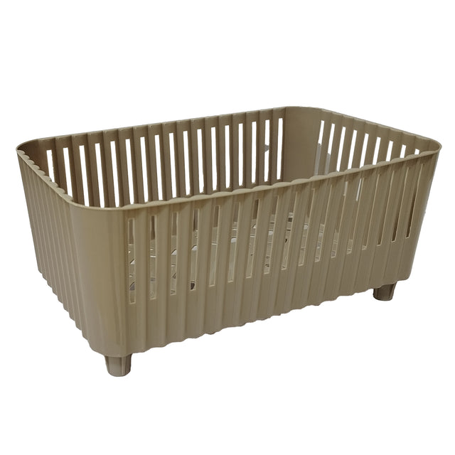 Καλάθι Αποθήκευσης Πλαστικό Καφέ 19x30cm TnS 32-800-2074