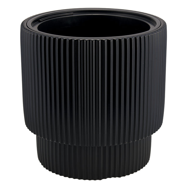 Γλάστρα-Κασπώ Πλαστική 16LT 36,5x38 "VEGA" ΜΑΥΡΟ TnS 32-800-2104