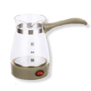 Ηλεκτρικό Μπρίκι 600W Γυάλινο Χωρητικότητας 600ml με Ενσωματωμένη Καφέ Βάση TNS