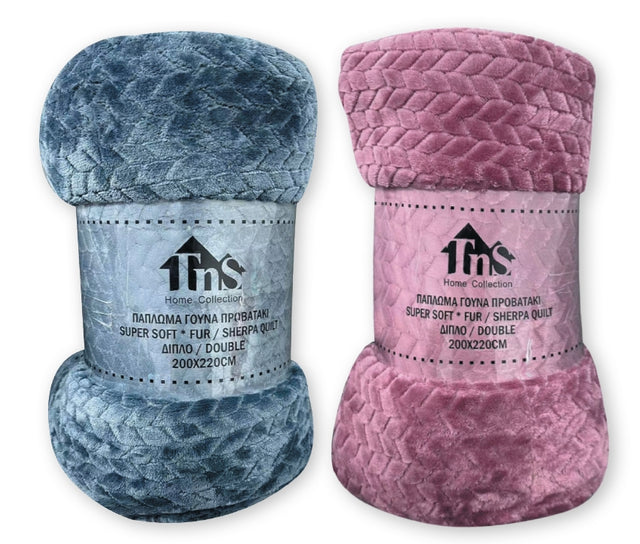 Πάπλωμα Φλανέλ Super Soft Με Προβατάκι 160X220cm TnS