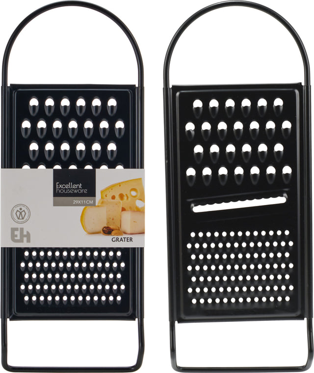 Τρίφτης Επίπεδος Μεταλλικός Μαύρο Χρώμα 29x11cm