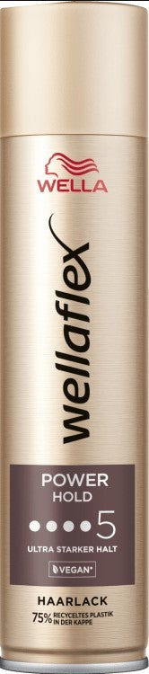 Hairspray Wella Wellaflex 250ml Power Hold Ultra Strong No5  Λάκ Μαλλιών