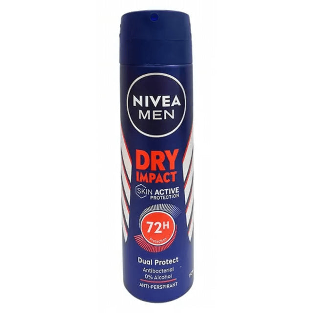 Nivea Spray 150ml Αποσμητικά σώματος Men Dry Impact 72h
