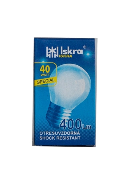 ISCRA ΛΑΜΠΕΣ Ε27 40 WATT ΜΑΤ ΣΦΑΙΡΙΚΕΣ Ειδικού Τύπου